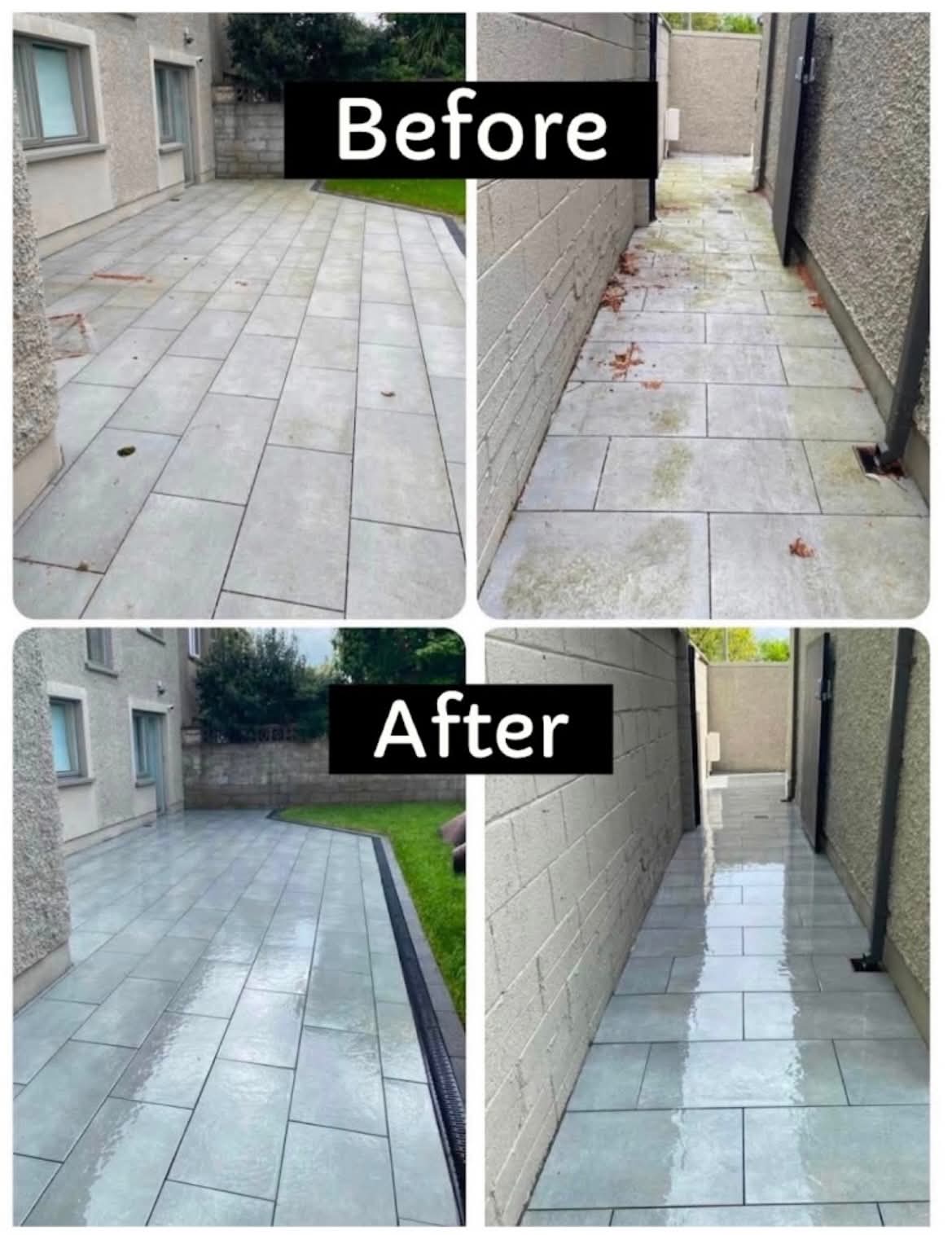 Side path cleaning